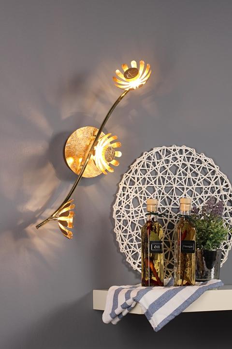 Immagine prodotto Luce ambiente Design LUCE Design Bloom, plafoniera LED tripla 3000 K 15W Oro