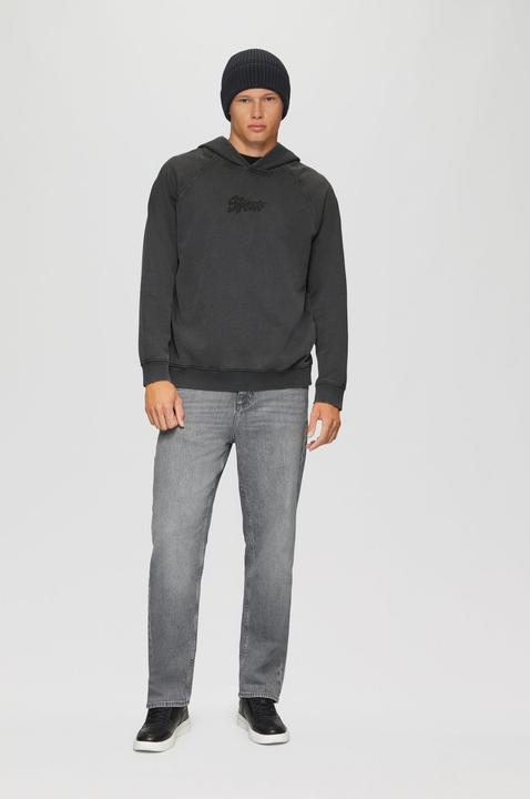 Produktbild S.Oliver Sweatshirt Gewaschener Hoodie mit Frontdruck (L)