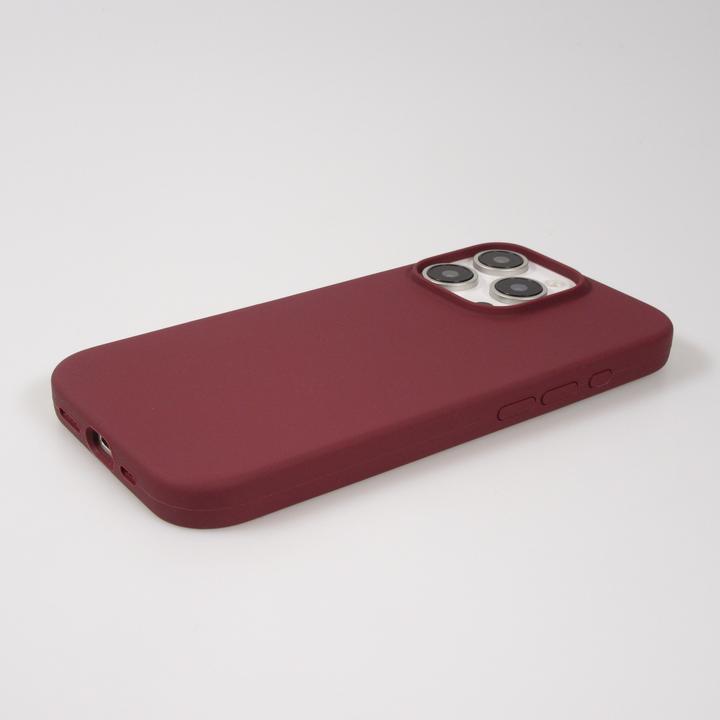 Produktbild PhoneLook Hülle Soft Touch Bordeaux (Apple iPhone 16 Pro)