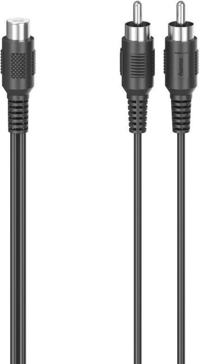 Image du produit Hama Adaptateur subwoofer, 2 fiches RCA - prise femelle RCA (RCA)