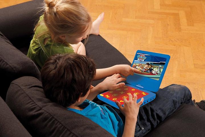 Immagine prodotto Lexibook Lettore DVD portatile con il design dei Paw Patrol, con display da 7 pollici, connessione USB e (Lettore DVD portatile)