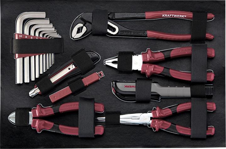 Image du produit Kraftwerk 123-t. Valise à outils professionnelle en aluminium KW+PB (123 pièces)