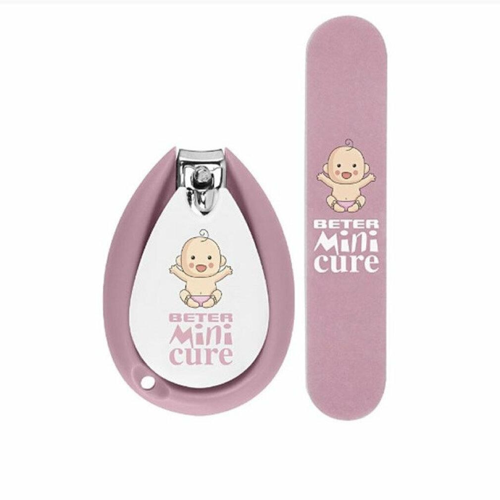 Thumbnail - Beter, Babykörperpflege, Baby Minicure Duo Maniküre - Set Rosa 2 tlg.