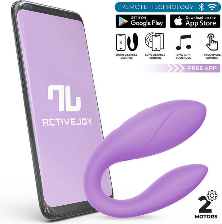 Actual product image IntoYou Vibrator für Paare mit App - Lila