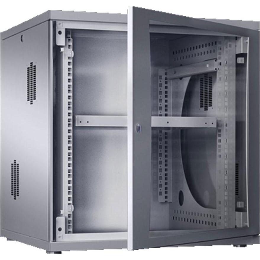Thumbnail - Rittal FlatBox (9 HE, 19 Zoll Rack), Serverschrank, Grau