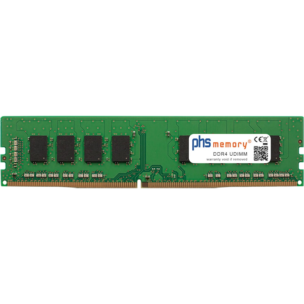 PHS-memory 16GB RAM Speicher für bluechip BUSINESSline Workstation WS2100 DDR4 UDIMM 2133MHz (1 x 16GB), RAM Modellspezi...