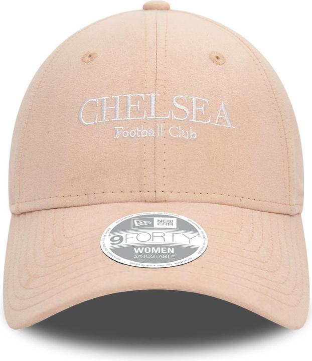 Produktbild New Era 9Forty Strapback Damen Cap - SUEDE FC Chelsea rosa