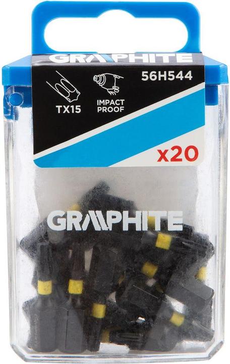 Produktbild Graphite Bity udarowe TX15 x 25 mm, 20 szt.