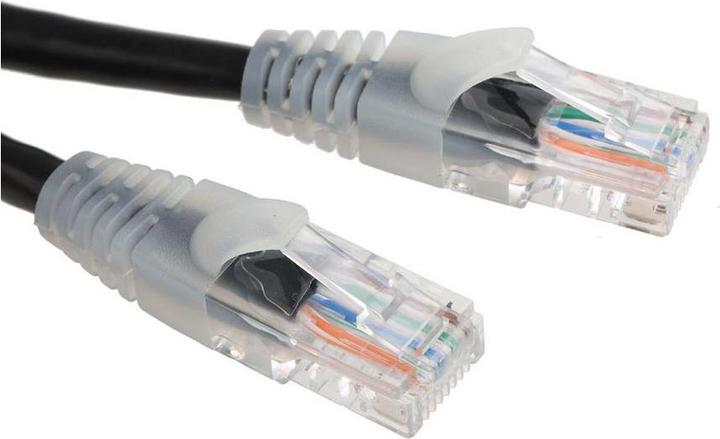 Immagine prodotto RS PRO Cavo patch Cat.5e UTP PVC 10m nero (UTP, CAT5e, 10 m)