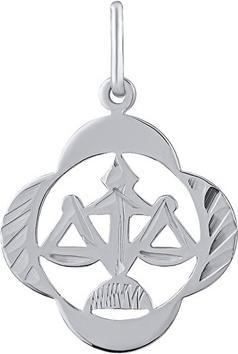 Immagine prodotto Silvego Ciondolo in argento segno zodiacale Bilancia - quadrifoglio SILVEGOB10281S10