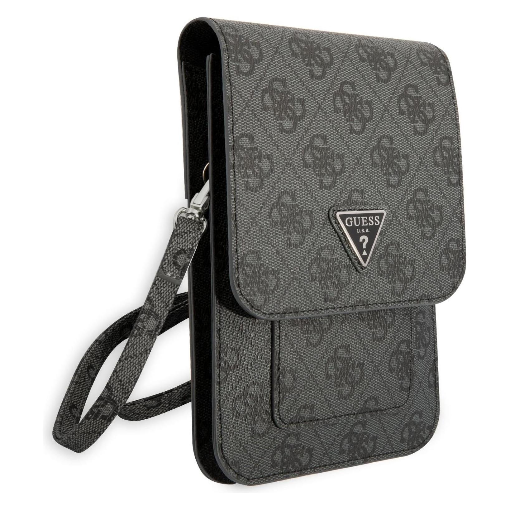 Guess, Damen, Handtasche, Torebka GUWBP4TMGR Czarny/black 4G Triangle, Schwarz