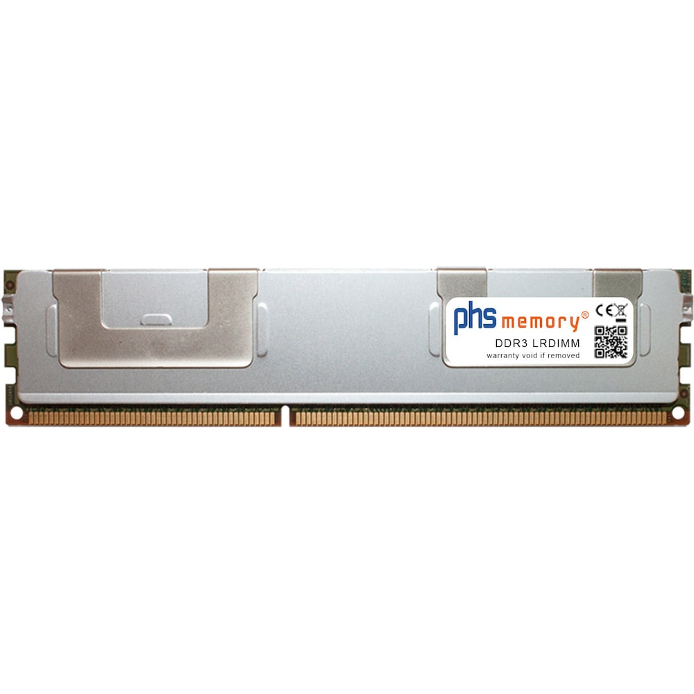 PHS-memory 32GB RAM Speicher für Dell PowerEdge C8220x DDR3 LRDIMM 1600MHz PC3L-12800L (Dell PowerEdge C8220x, 1 x 32GB)...