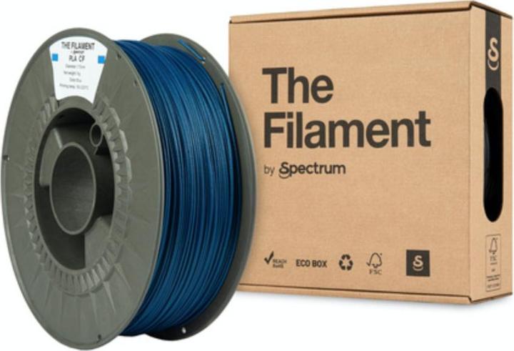 Actual product image The Filament - PLA CF - BLUE - 1.75mm - 1kg (PLA-CF, 1.75 mm, 1000 g, Blue)