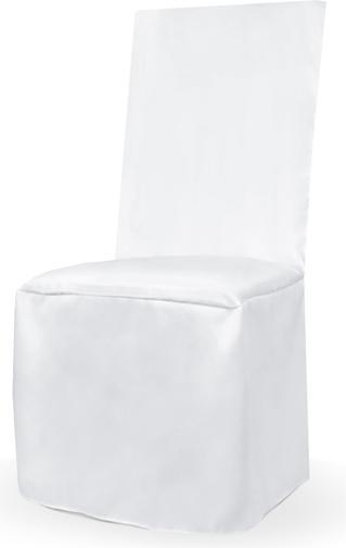Produktbild Partydeco Matt fabric chair cover, white (1 pkt / 1 pc.) (1 Stück)