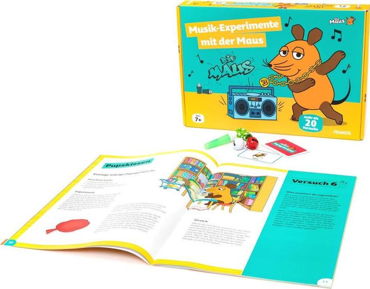 Actual product image Franzis Music experiments with the mouse German