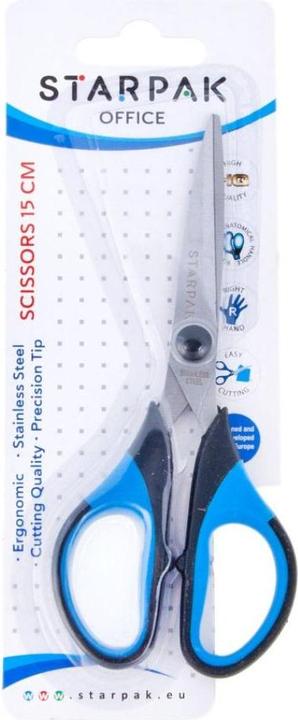 Produktbild Starpak Metallschere 150 Gummi-Blistergriff (14 cm)