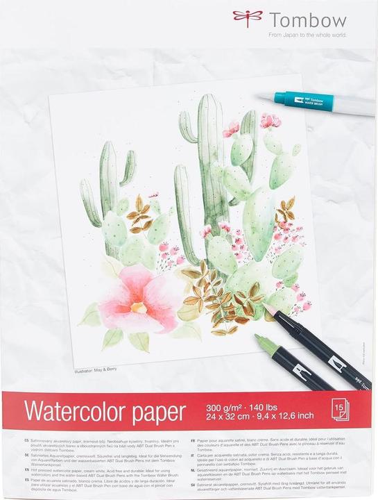 Image du produit Tombow Bloc aquarelle (24 x 33 cm)