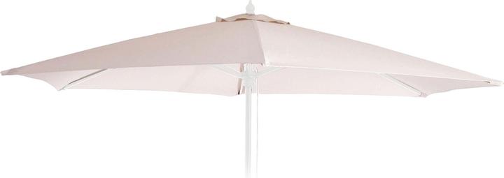 Mendler Bezug für Sonnenschirm Florida, Sonnenschirmbezug Ersatzbezug, Ø 3m Polyester 6kg creme (2.90 m)