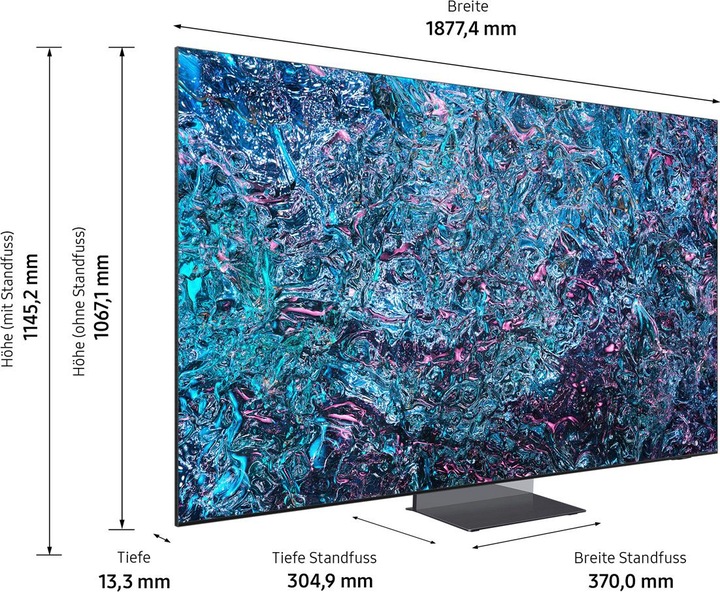 Actual product image Samsung QE85QN900D (85", QN900D, NeoQLED, 8K, 2024)