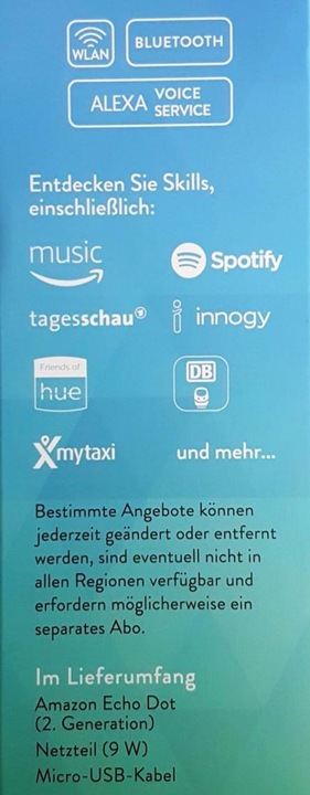 Image du produit Amazon Echo Dot (2e génération) (IFTTT, Amazon Alexa)