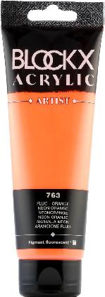 Actual product image Clairefontaine ACRYLIC Fluo - Orange tube120ML (120 ml)
