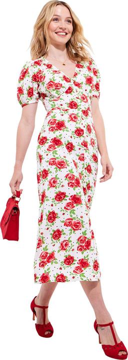 Actual product image Joe Browns Vintage Rose Midi Dress (38)