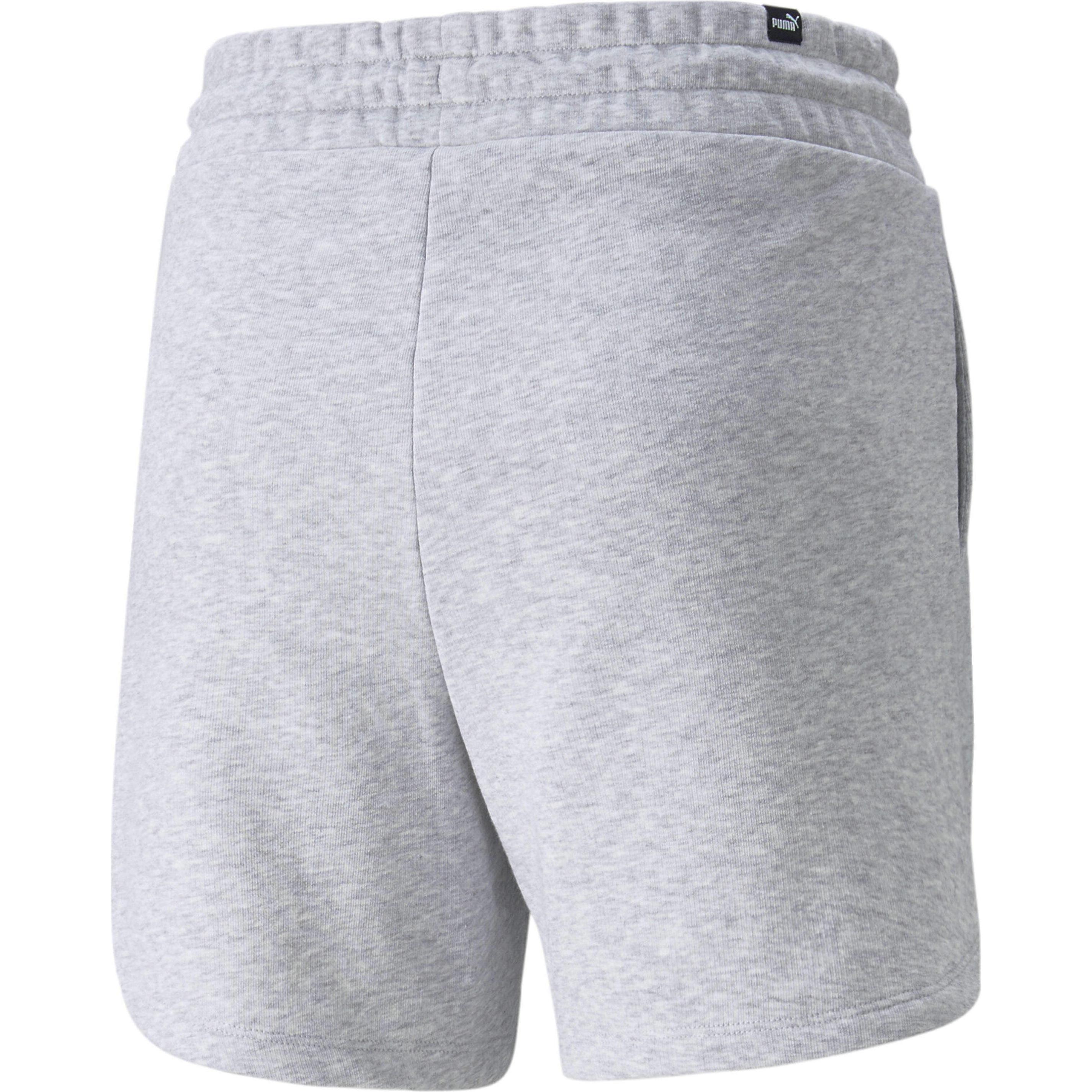 Thumbnail - Puma, Damen, Shorts, shorts mit hohem bund für damen essentials, Grau, (XL)