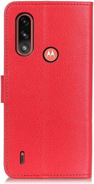 Produktbild MU Classic Litchi Leder Bookcover Series (Motorola Moto E7 Power)