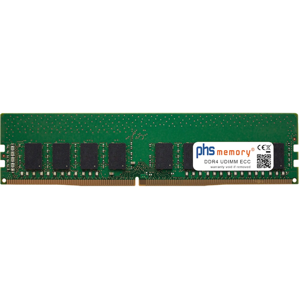 PHS-memory 8GB RAM Speicher für Fujitsu D3445-S DDR4 UDIMM ECC 2666MHz PC4-2666V-E (Fujitsu D3445-S, 1 x 8GB), RAM Model...