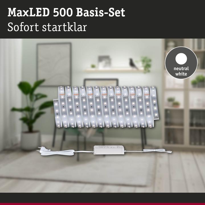 Produktbild Paulmann MaxLED 500 Basisset (Neutralweiss, 500 cm, Indoor)