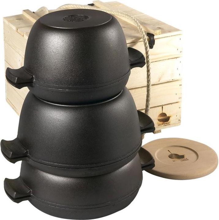 Set de casseroles et poêles en fonte