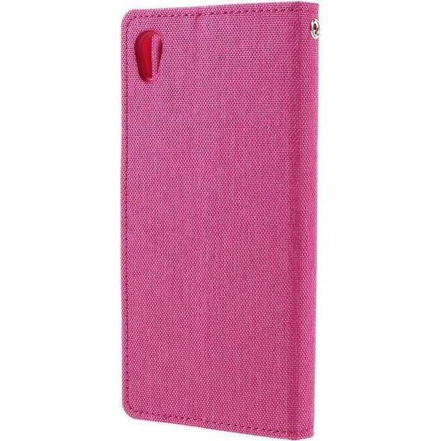 Thumbnail - Goospery Canvas Diary Series (Sony Xperia XA), Smartphone Hülle, Pink