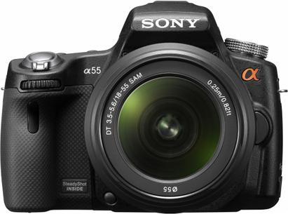 Productafbeelding Sony Alpha SLT-A55VL, 16,2 MP, FullHD, GPS, 18-55mm kit
