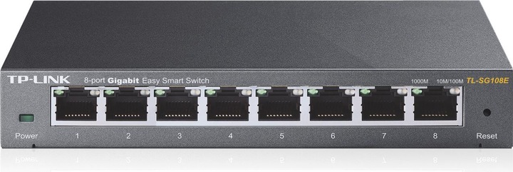 Actual product image TP-Link Tl-Sg108e (8 Ports)