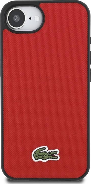 Image du produit Lacoste ase Iconic Petit Pique Woven Logo MagSafe for iPhone 16e red (Apple iPhone 16e, Apple iPhone 17e)