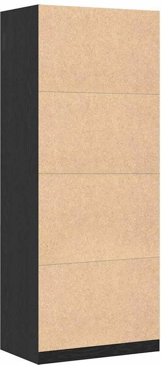 Immagine prodotto vidaXL Armadio in rovere nero 80x50x200 cm in materiale ligneo (80 x 50 x 200 cm)