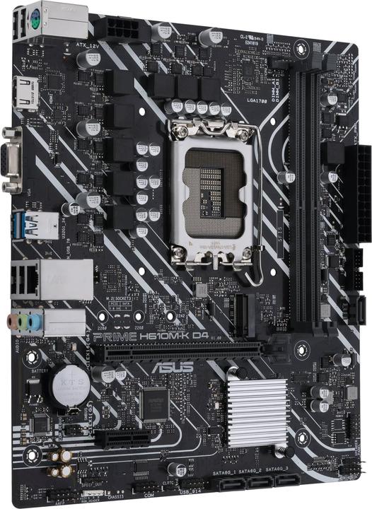 Image du produit ASUS PRIME H610M-K D4 (LGA 1700, Intel H610, mATX)