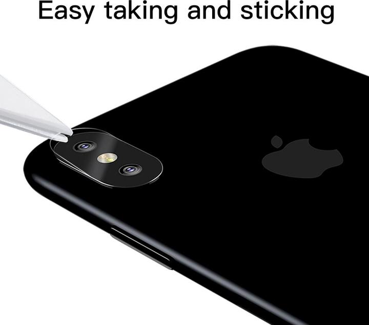 Actual product image Baseus Camera Glass (1 Piece, Apple iPhone X)