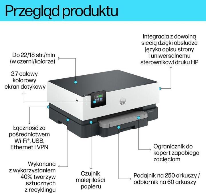 Produktbild HP OfficeJet Pro 9110b (Farbe)