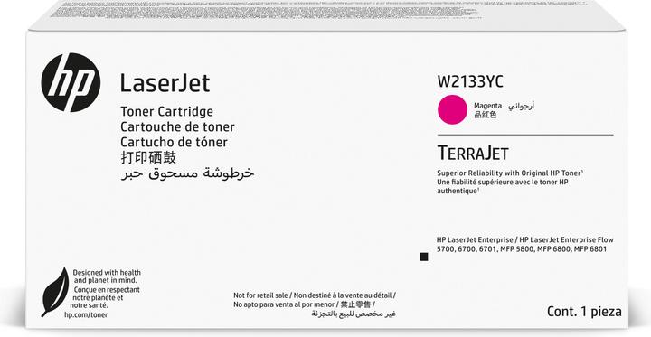 Actual product image HP Cartuccia Toner originale magenta ad uso contrattuale LaserJet W2133YC, 1 pz (M)
