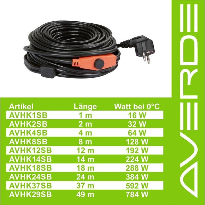 Image du produit Kerbl Câble chauffant antigel 24 m, 384 W