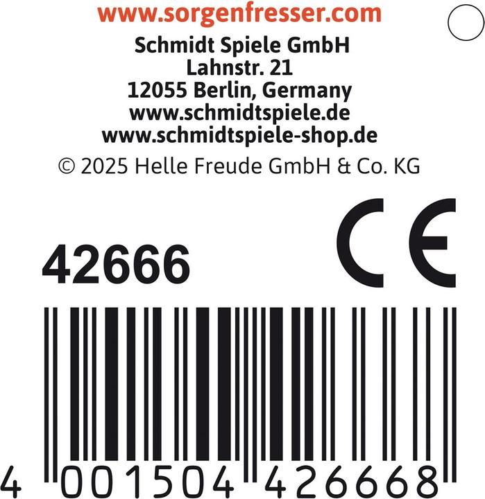 Actual product image Schmidt Spiele Sorgenfresser Aye-Q Anhänger 10,5cm (10.50 cm)