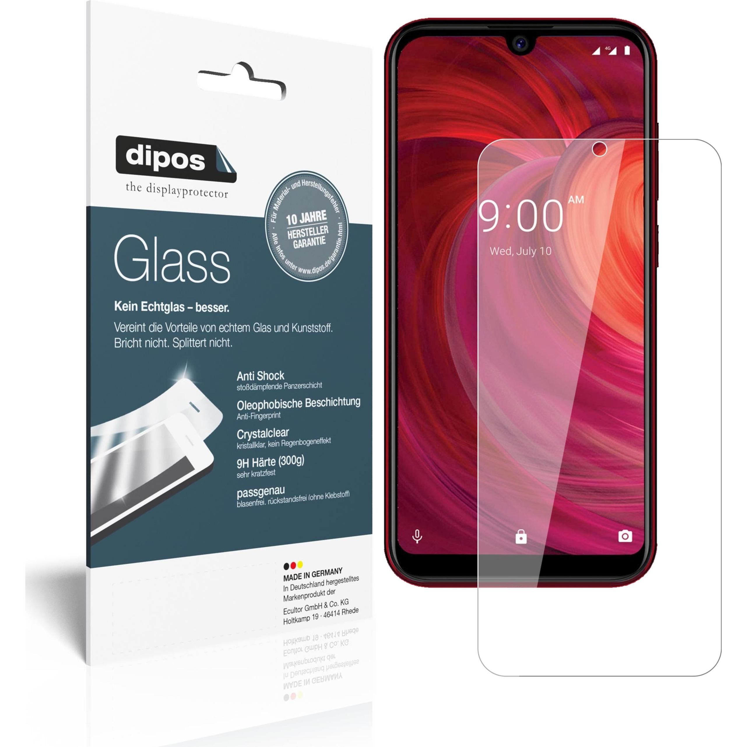 Dipos Displayschutz Anti-Shock (1 Stück, Lava Z71), Smartphone Schutzfolie, Transparent