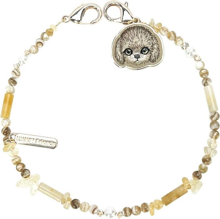 Actual product image Nimmy Bag charm handstrap Magnetic fashion brown