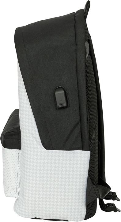 Actual product image Real Madrid CF Laptop Backpack Real Madrid C.F. 24/25 White Grey 31 x 44 x 18 cm 15,6