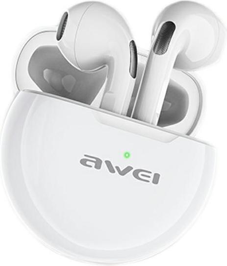 Awei słuchawki Bluetooth 5.0 T17 TWS+ stacja dokująca biały/white (ANC, 2.50 h, Docking, Senza fili)