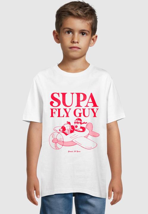 Produktbild Merchcode Kids Wallace and Gromit - Supa Fly Guy Basic T-Shirt - 198961 (110, 116)