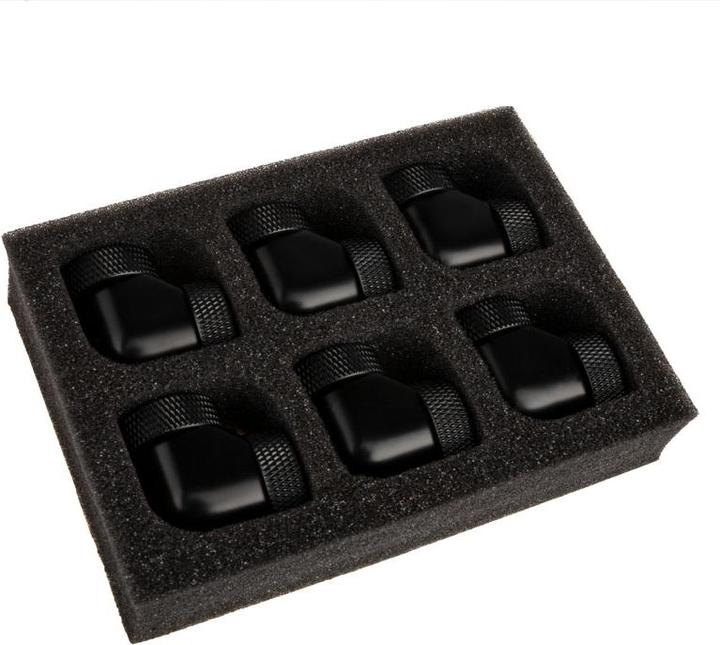 Produktbild Raijintek Anschluss PELIAS D140906, 14mm, 90 Grad Adapter - 6er-Pack