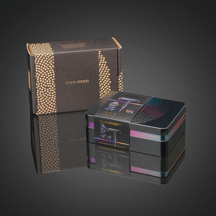 Actual product image Diva Hairdryer Atmos ATOM Set black (2000 W)