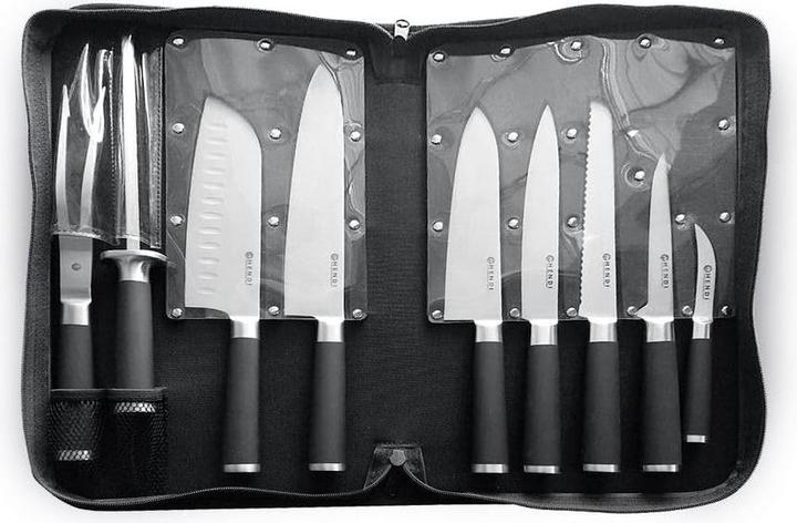 Produktbild Hendi Messerset 9-teilig Edelstahl